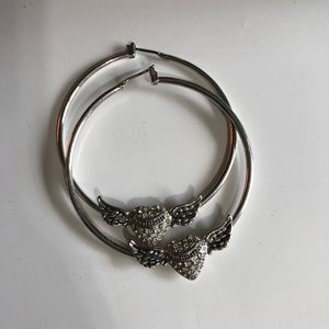 Juicy couture hoop earrings